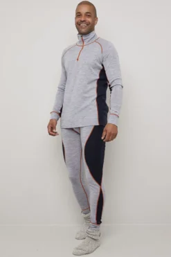 Ulltrøye med half-zip