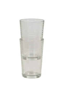 Vannglass 6pk rilllet 10,5 cm