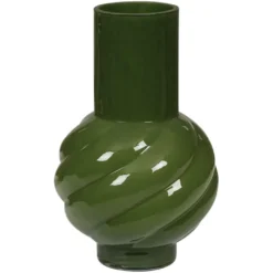 Vase i glass 28cm Spiral