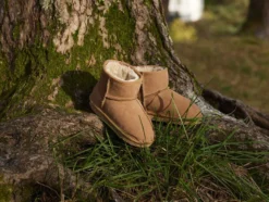 Vinterboots med saueskinn Jr Benita
