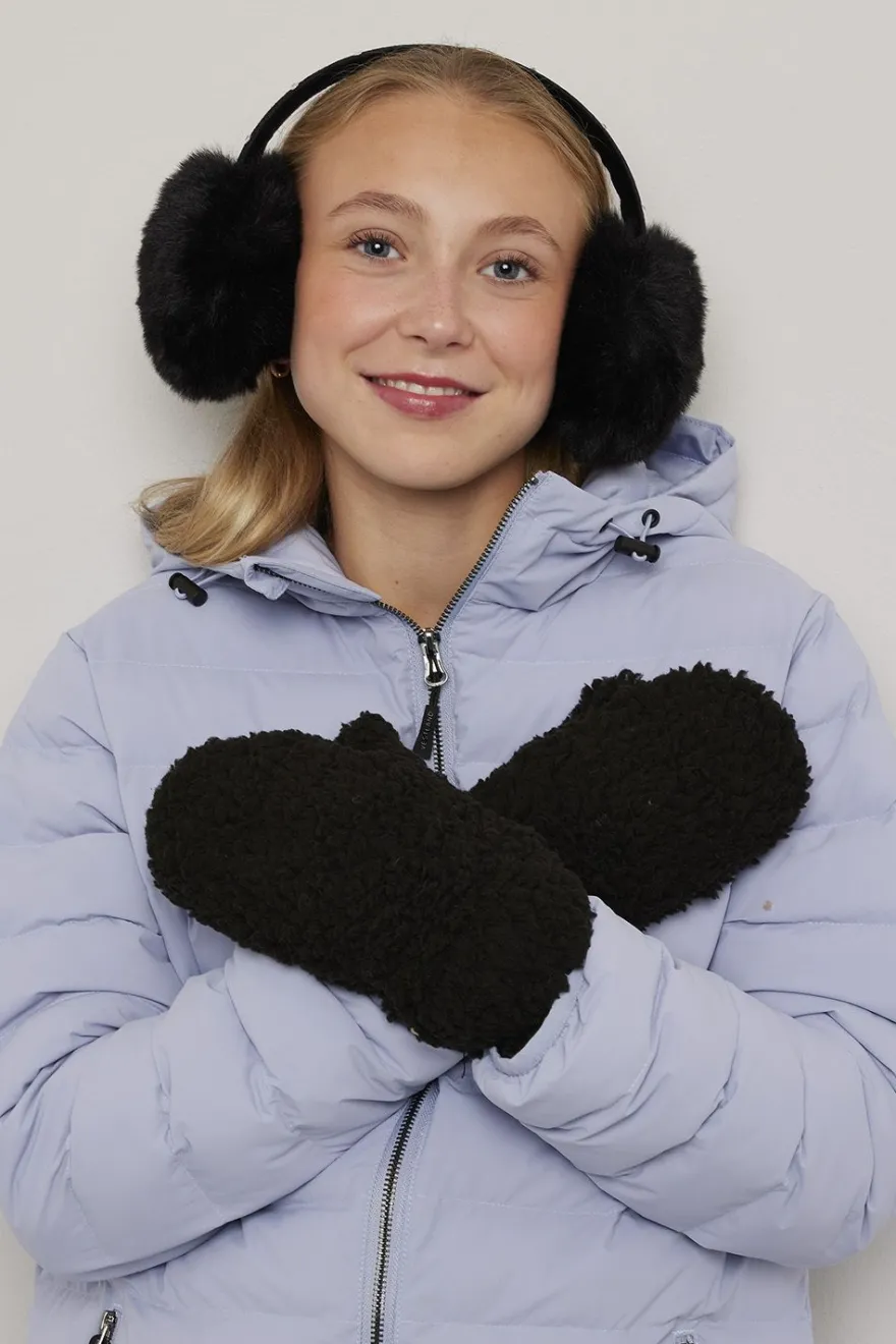 Votter i teddyfleece