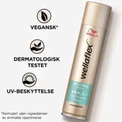 Wellaflex Invisible Hold Hairspray 250ml